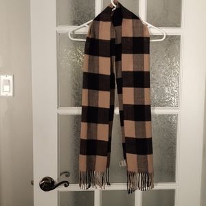 2/35$****Unisex tan and black paid scarf